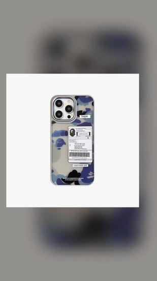 Frosted Phone Case | APE Blue Camo