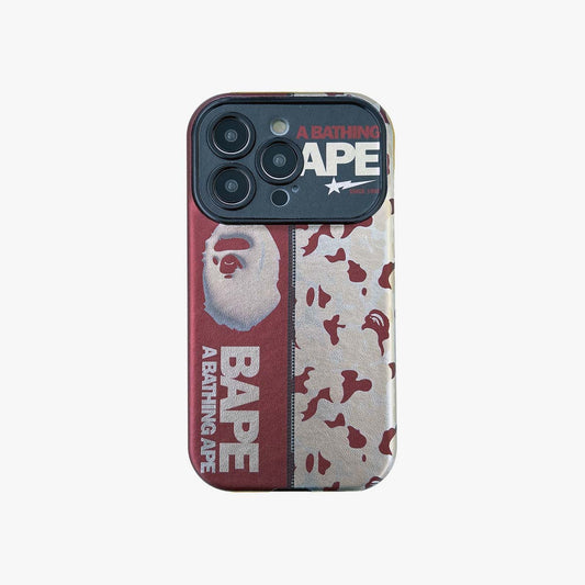 Leather Phone Case | APE Red