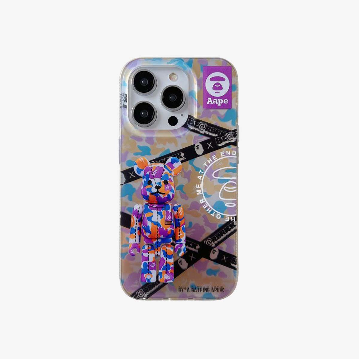Limited Phone Case | APE x Bear Phone Case Purple