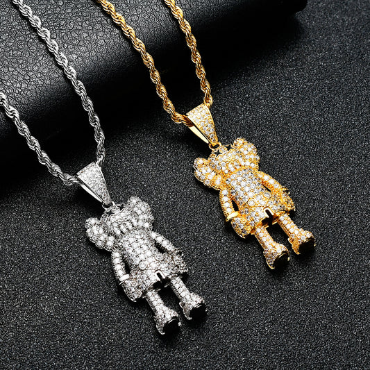 Iced KS Doll Pendant