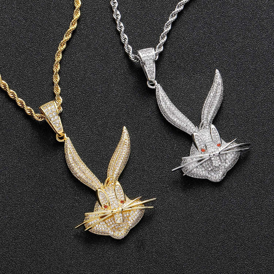 Iced Rabbit Pendant