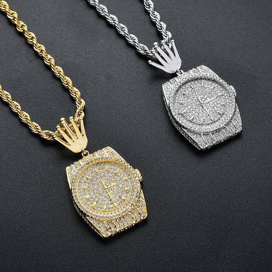 Iced "Don't envy my gold watch“ Pendant