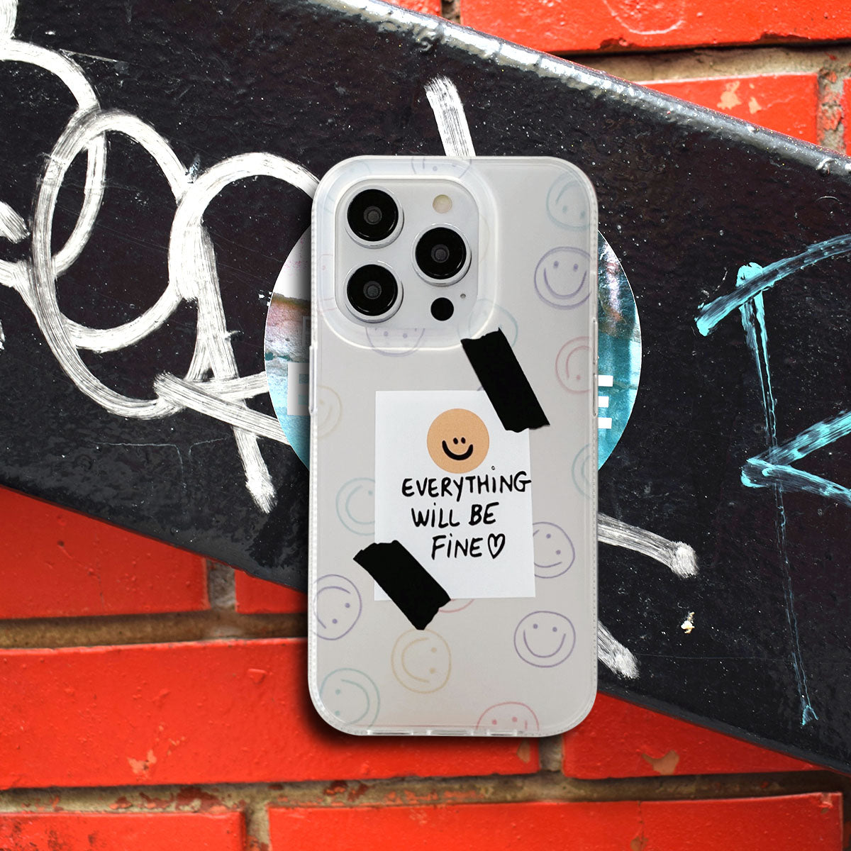 Reflective Phone Case | Everything Will Be Fine - SPICEUP