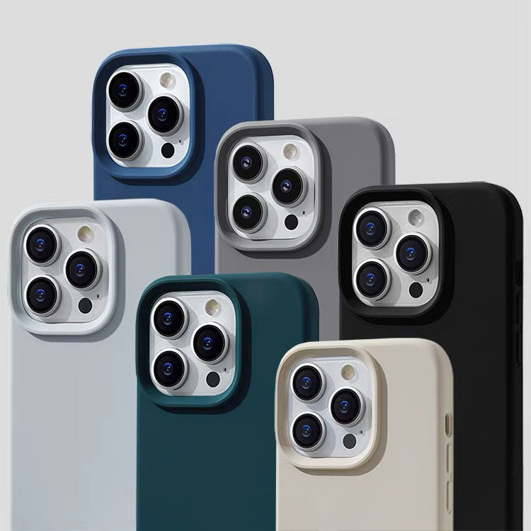 Basic Phone Case | Liquid Silicone Solid Color Phone Case No.16-20 ...