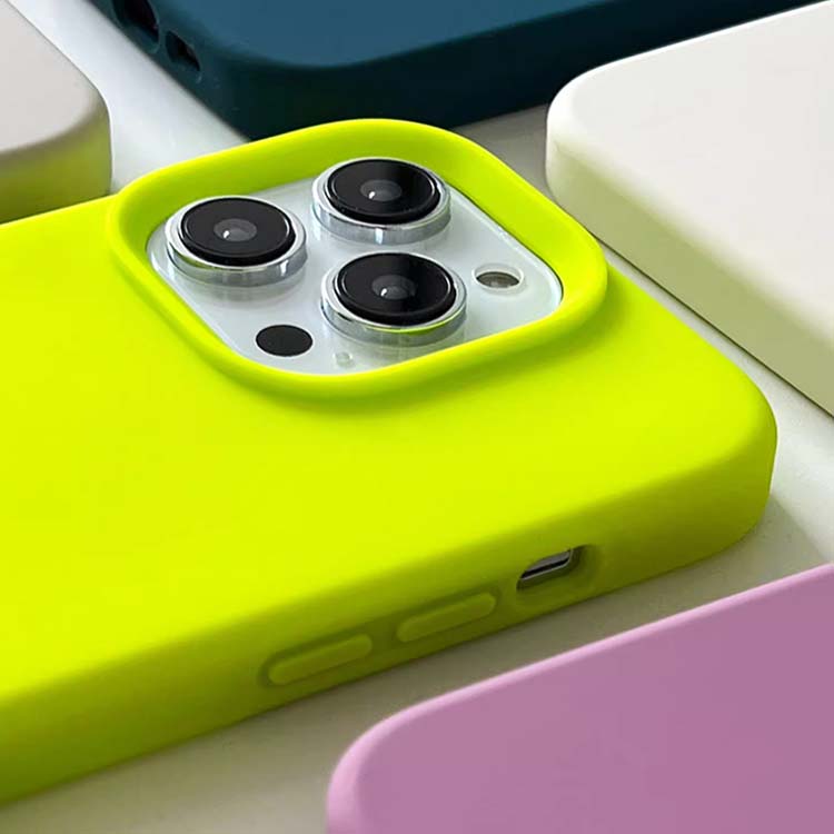 Basic Phone Case | Silicone Liquid Solid Color Phone Case No.6-10 – SPICEUP