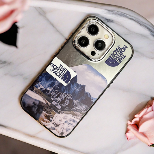 Reflective Phone Case | TNF Purple Snowy Mountains