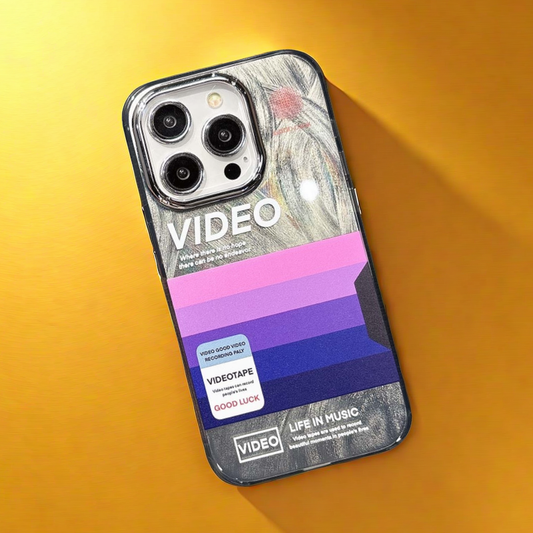 Reflective Phone Case | Camera Film Blue