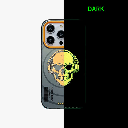 Glow in the Dark | Skull Orange