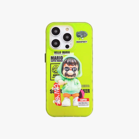 Limited Phone Case | Mario Playing Skateboard