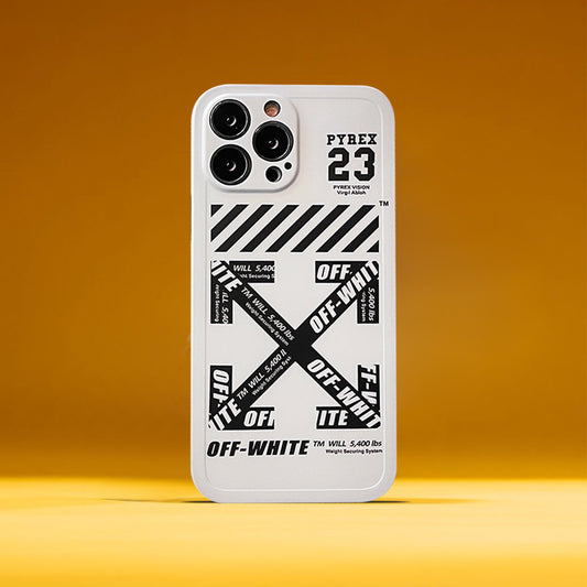 Limited Phone Case | OW Cautionary Tape White