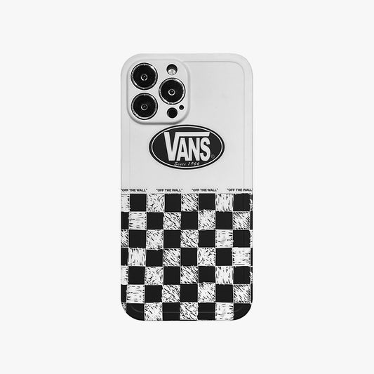 Limited Phone Case | VA Checkerboard Pattern White