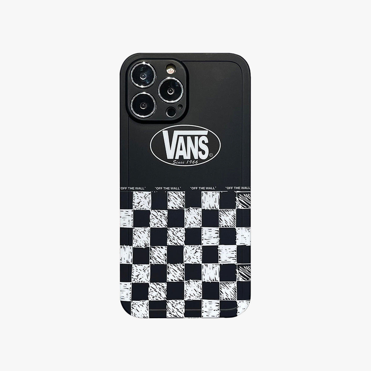 Limited Phone Case | VA Checkerboard Pattern Black