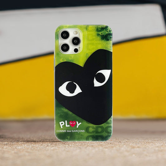 Limited Phone Case | CDG Heart Green