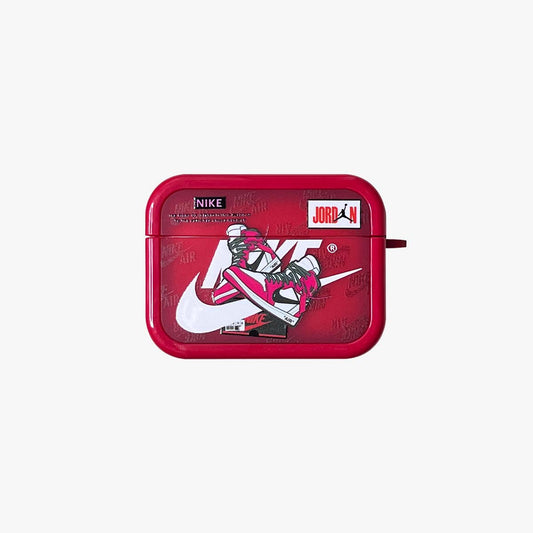 Limited AirPods Case | NK x OW Sneakers Red Case