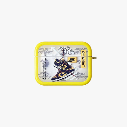 Limited AirPods Case | NK x OW Sneakers Yellow Case