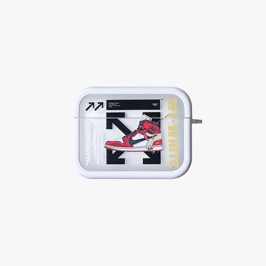 Limited AirPods Case | NK x OW Sneakers White Case