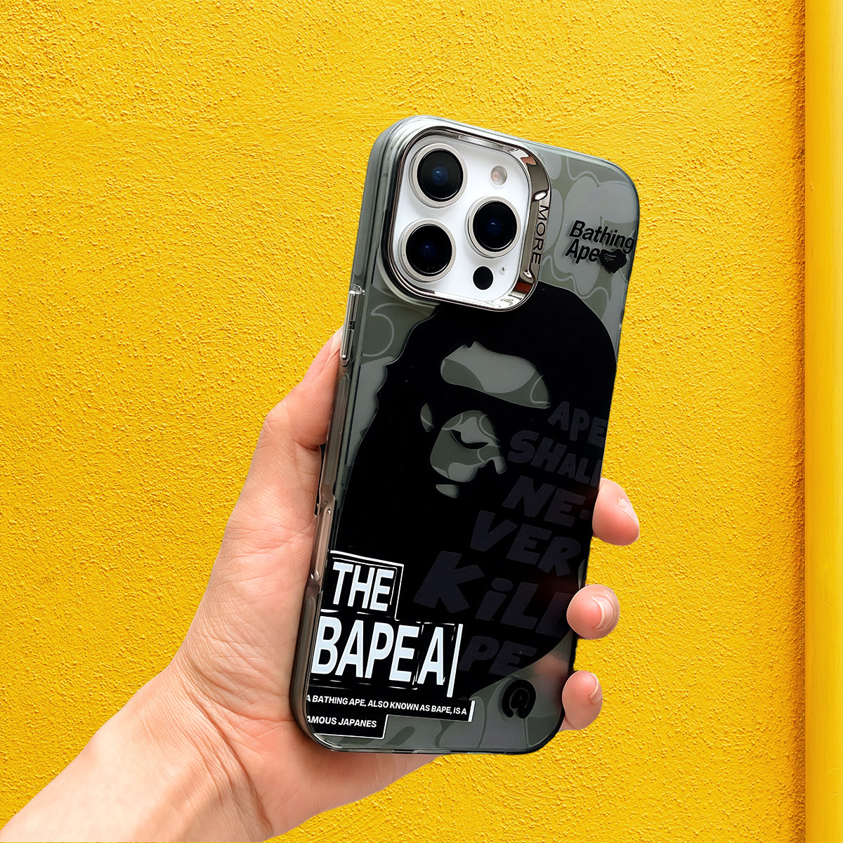 Limited iPhone Case | APE Silver Camo 3