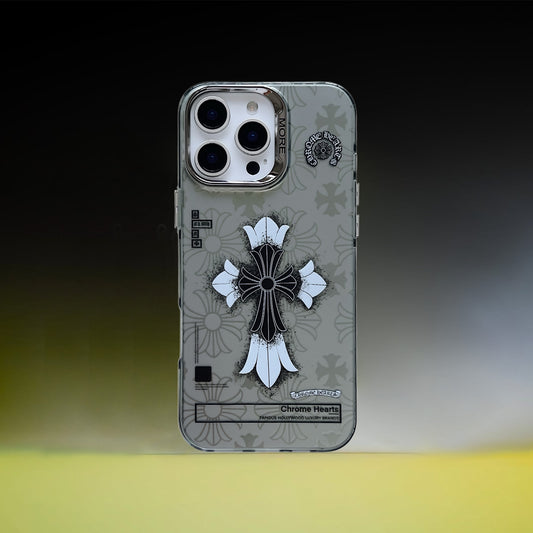 Limited iPhone Case | Chrome Hearts, Silver Gray 1