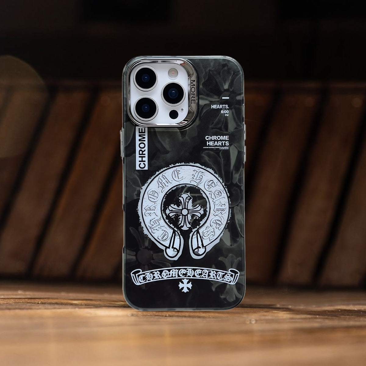 Limited iPhone Case | Chrome Hearts, Dark Gray 1