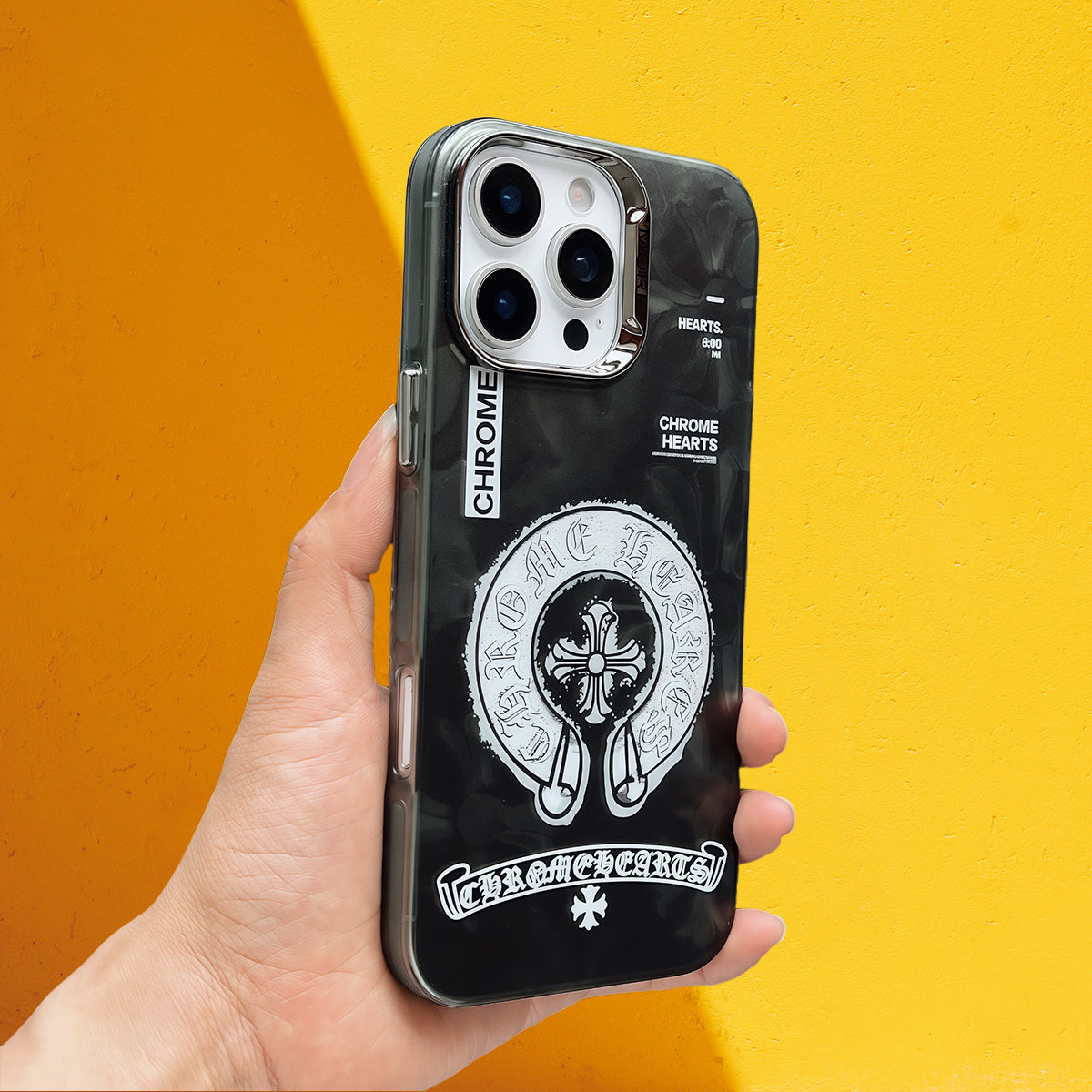 Limited iPhone Case | Chrome Hearts, Dark Gray 1