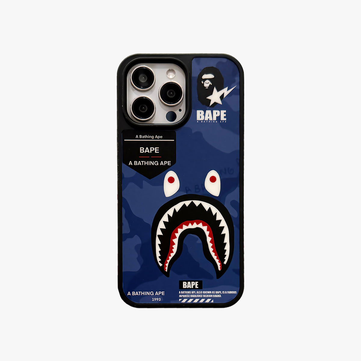 Limited iPhone Case | APE Blue Shark