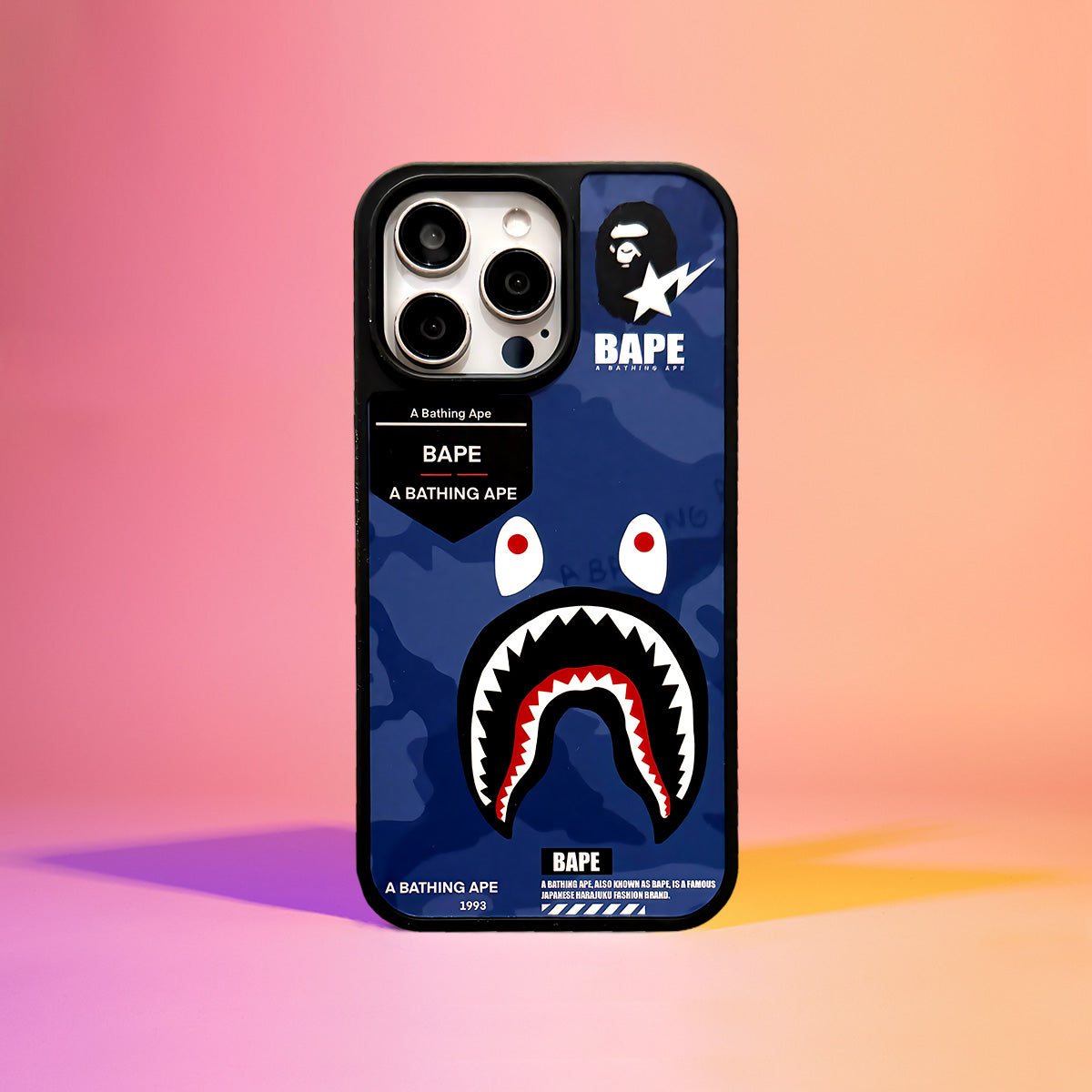 Limited iPhone Case | APE Blue Shark