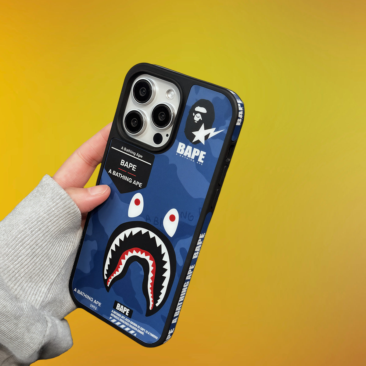 Limited iPhone Case | APE Blue Shark