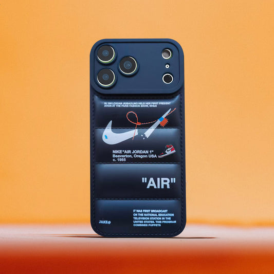 3D Phone Case | Nike x Off White inspired Black