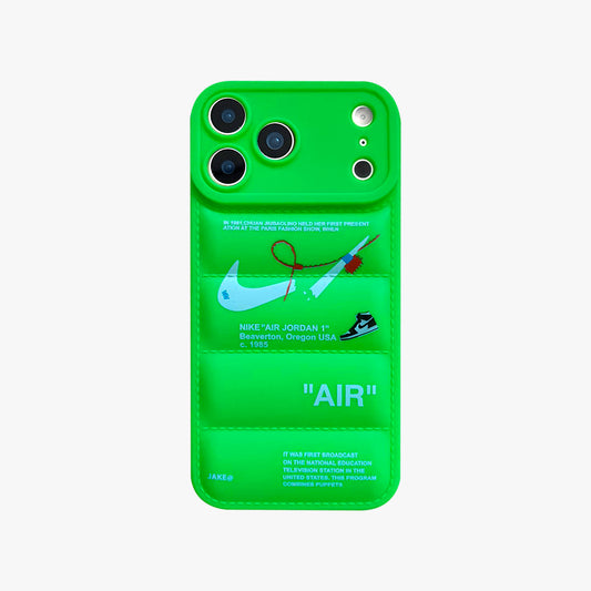 3D Phone Case | Nike x Off White inspired Chartreuse