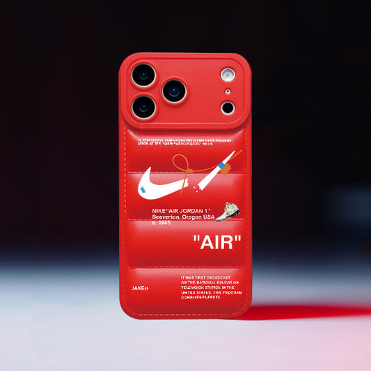 3D Phone Case | Nike x Off White inspired Red