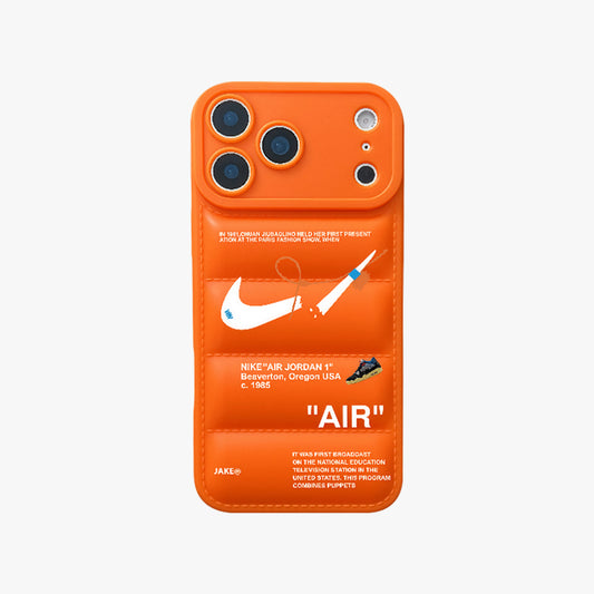 3D Phone Case | Nike x Off White inspired Orange