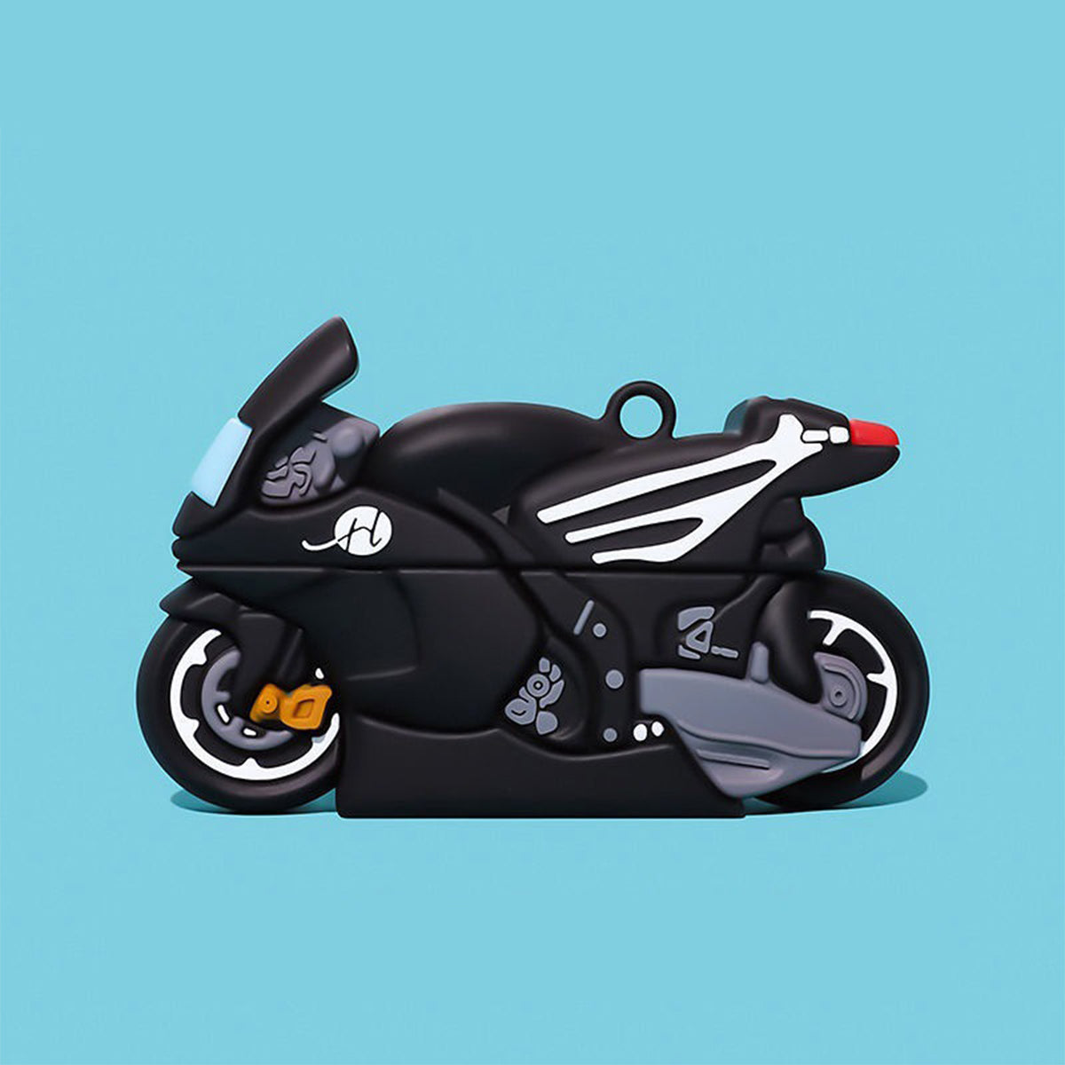 Motorcycle AirPods Case – Trendy Streetwear Protective Cover (Limited Edition)