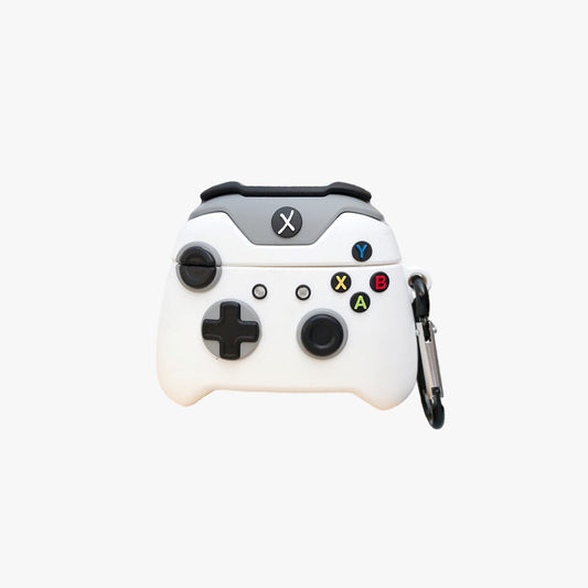 3D Game Controller AirPods Case - White