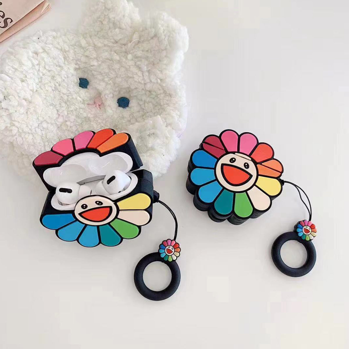 3D Sunflower AirPods Case