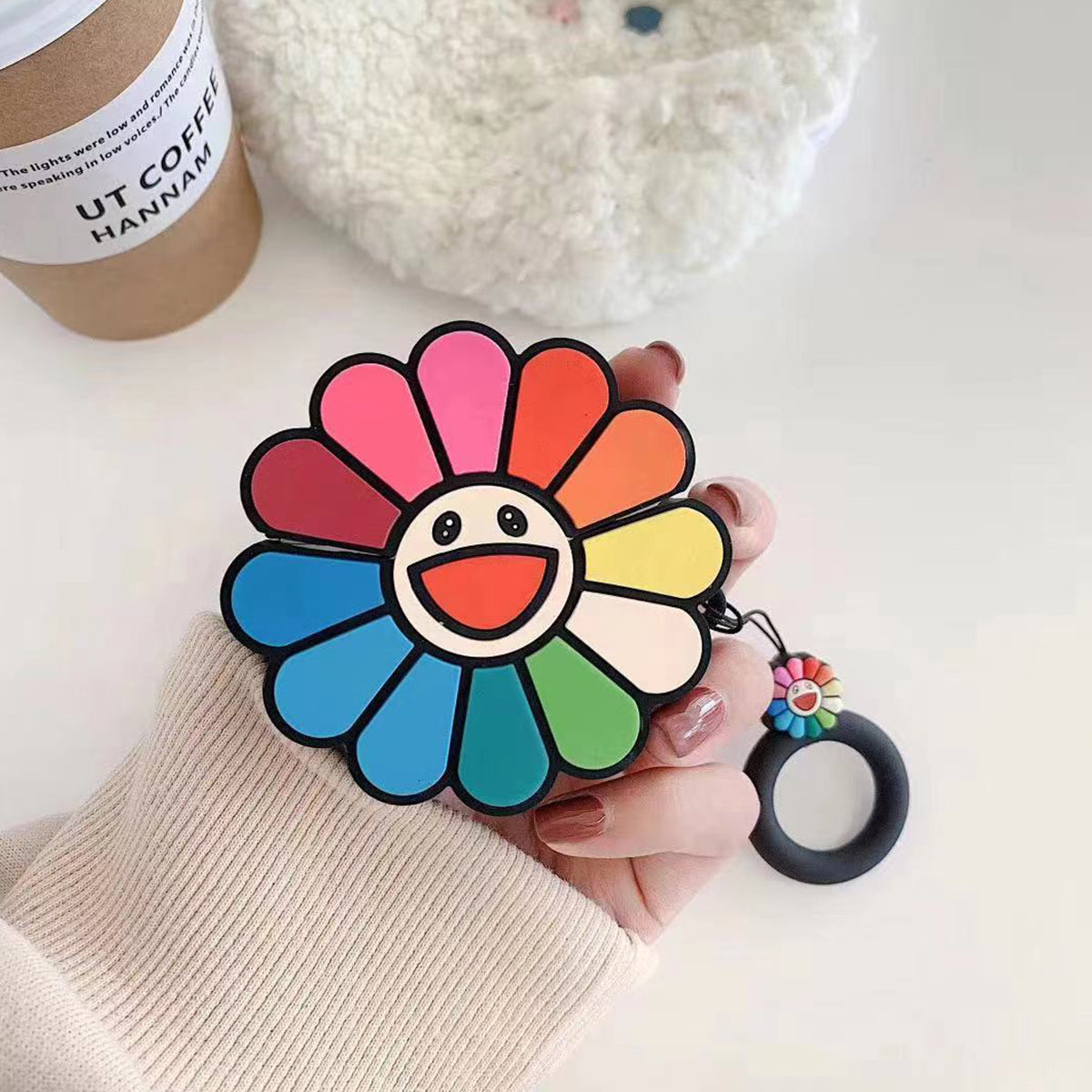 3D Sunflower AirPods Case