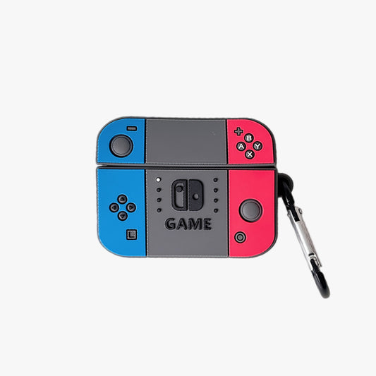 3D Creative Game Console AirPods Case - Red Blue