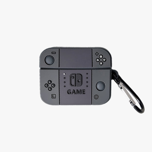 3D Creative Game Console AirPods Case - Black