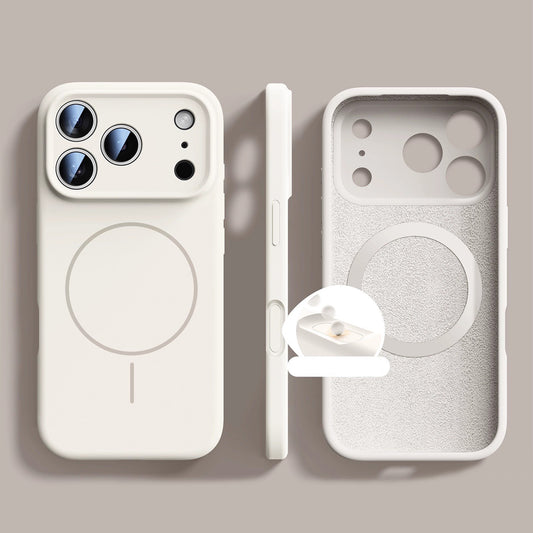 Slim Ring Magnetic Wireless Charging Phone Case | Liquid Silicone Phone Case No.1-3