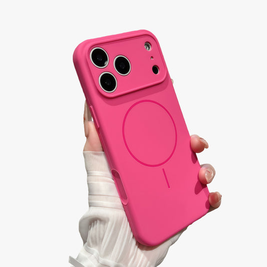 Slim Ring Magnetic Wireless Charging Phone Case | Liquid Silicone Phone Case No.9-11