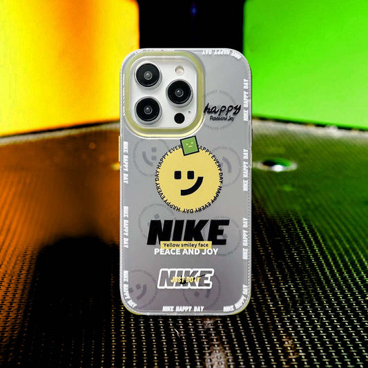 Reflective Phone Case | NK Yellow Smile Face