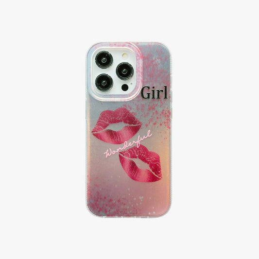 Reflective Phone Case | Kiss Pink