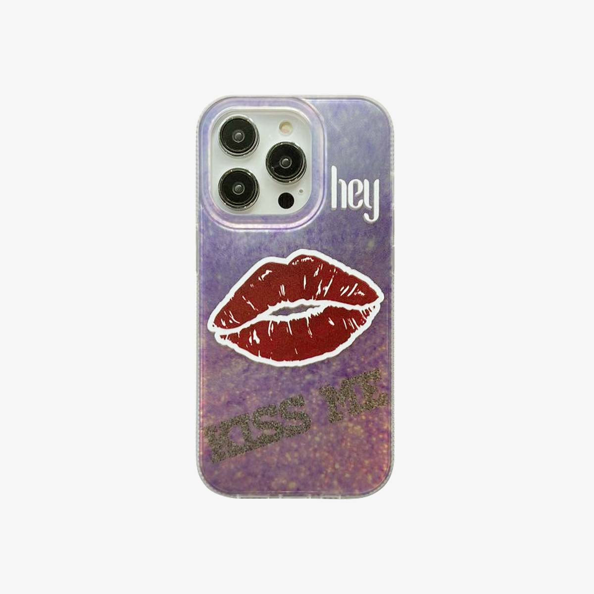 Reflective Phone Case | Kiss Purple