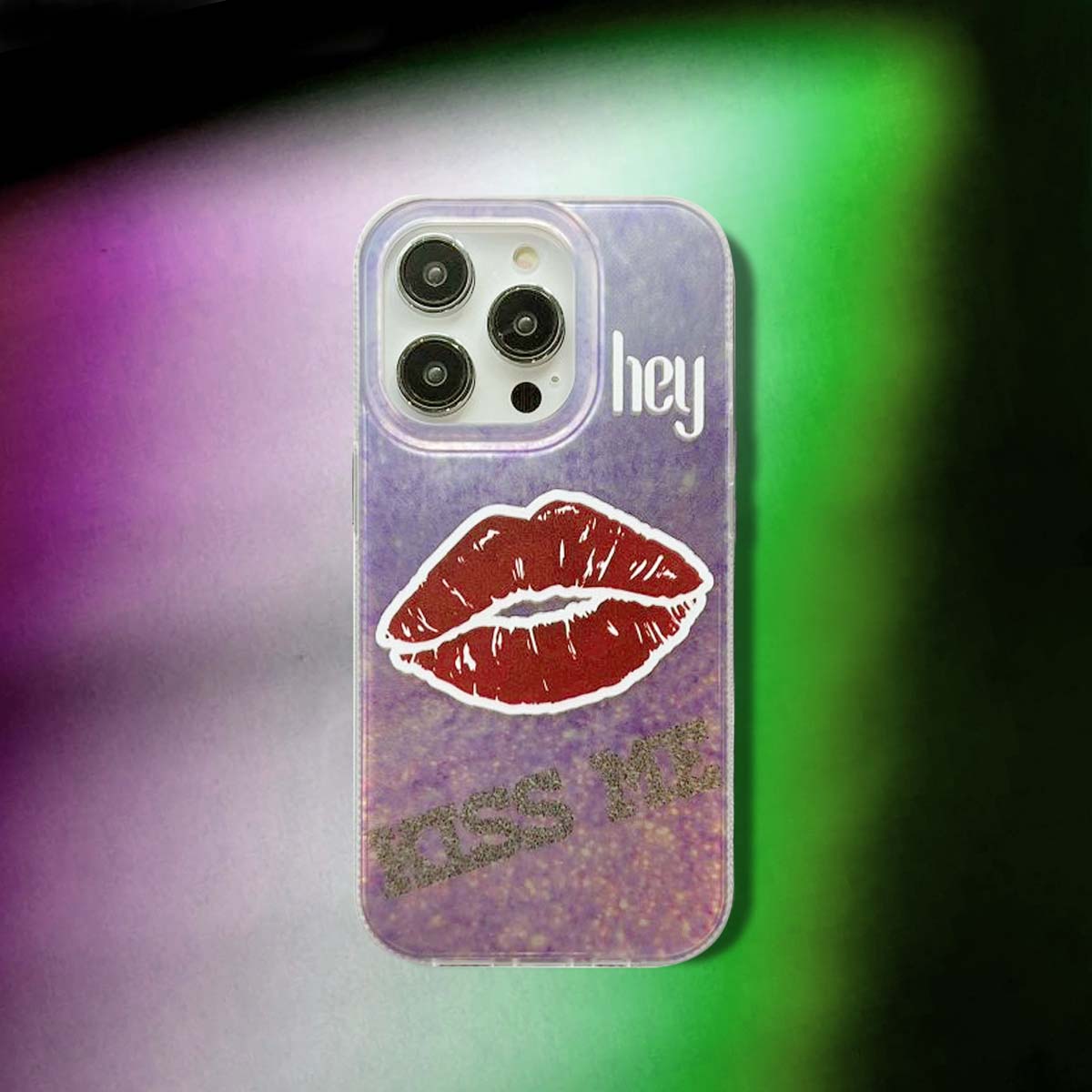 Reflective Phone Case | Kiss Purple