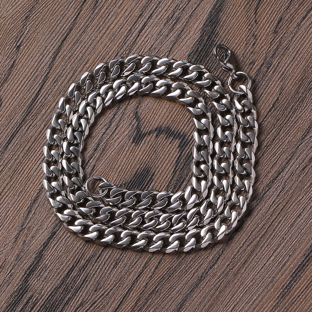 SALE | 5mm White Gold Miami Cuban Chain - SPICEUP