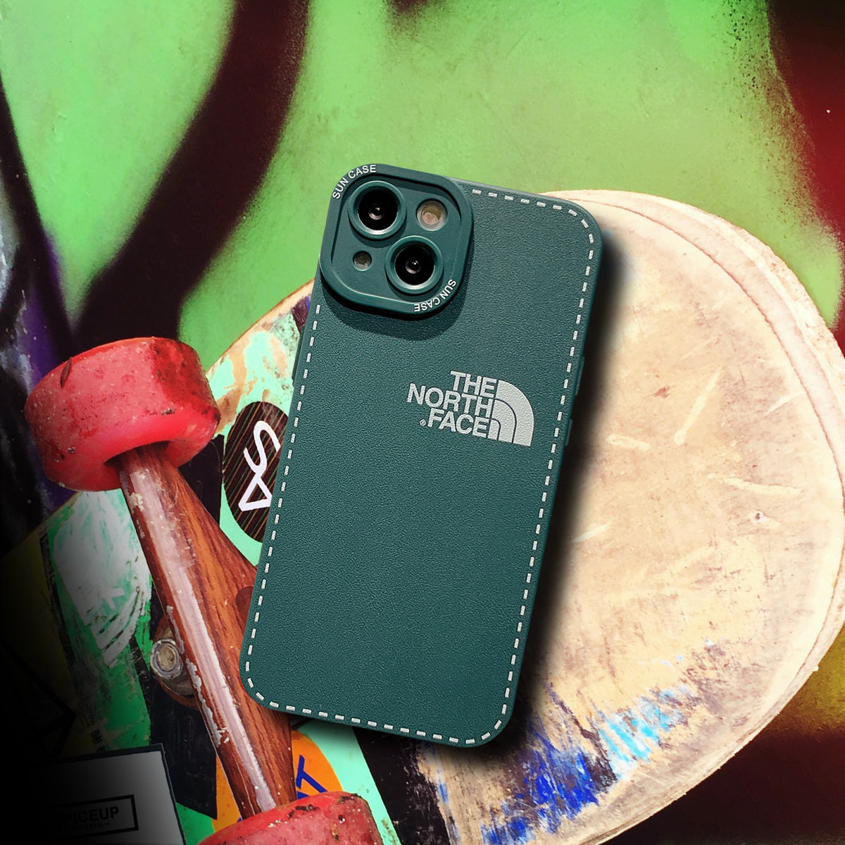 SALE | Leather Phone Case | TNF Green - SPICEUP