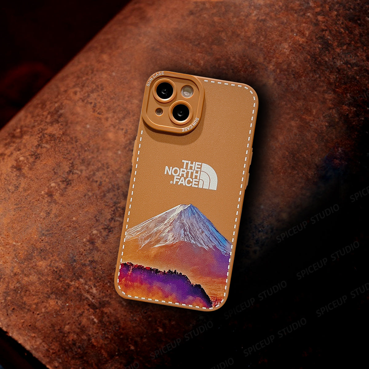 SALE | Leather Phone Case | TNF Orange - SPICEUP
