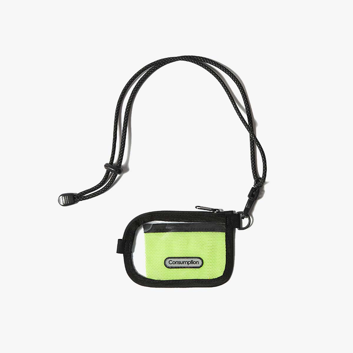 Transparent PVC Reflective Card Case Green - SPICEUP