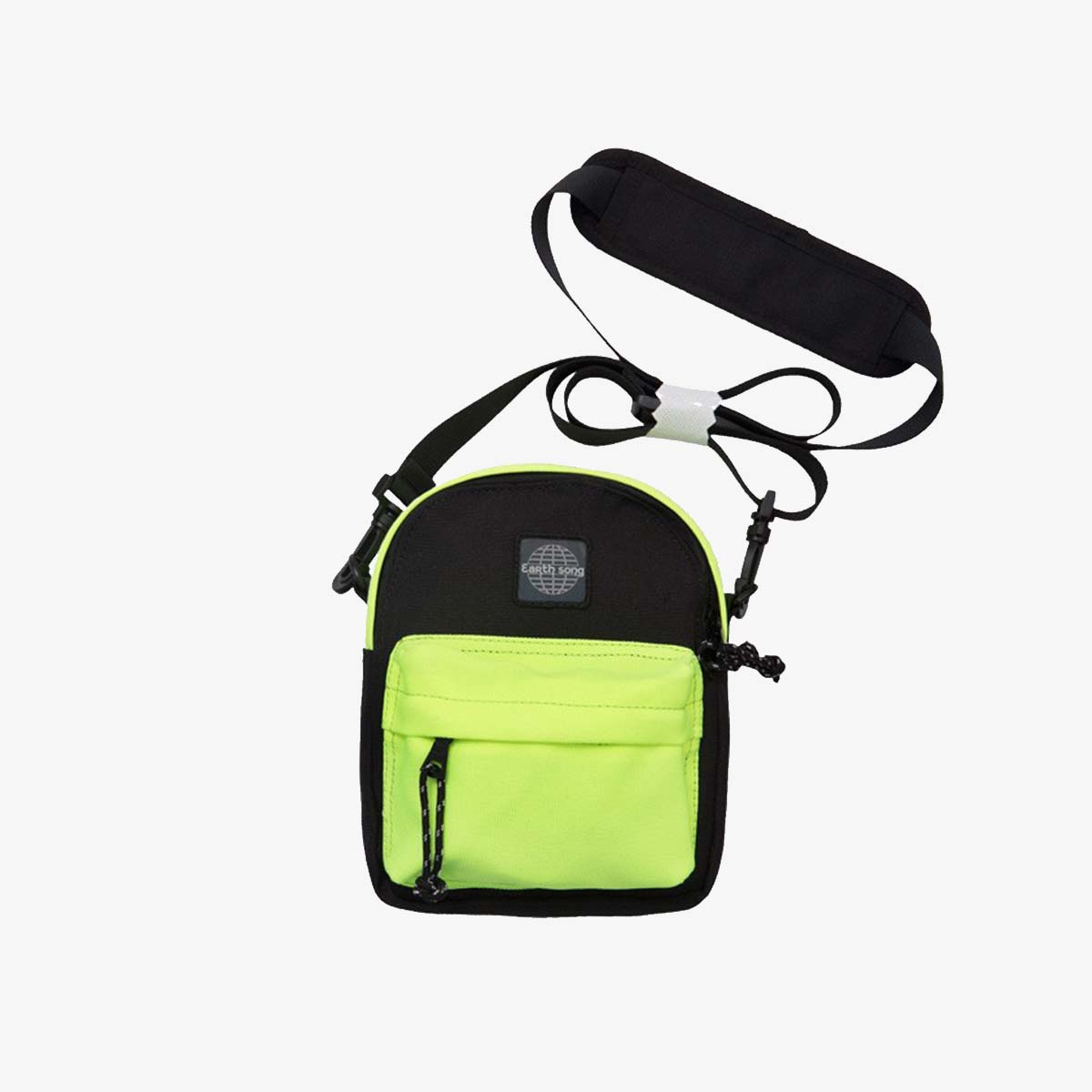Mini Candy Color Crossbody Bag | Black & Green - SPICEUP