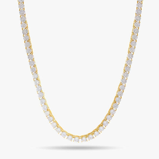 3mm 14K Gold Tennis Chain - SPICEUP