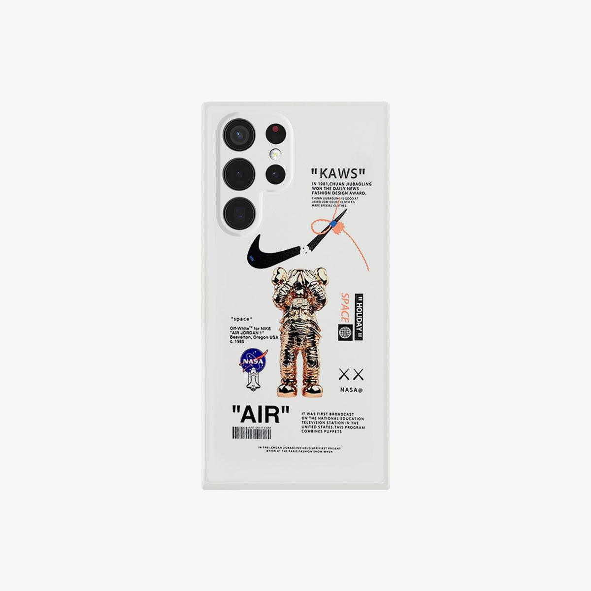 Galaxy Phone Case | Nike x Astronaut White - SPICEUP